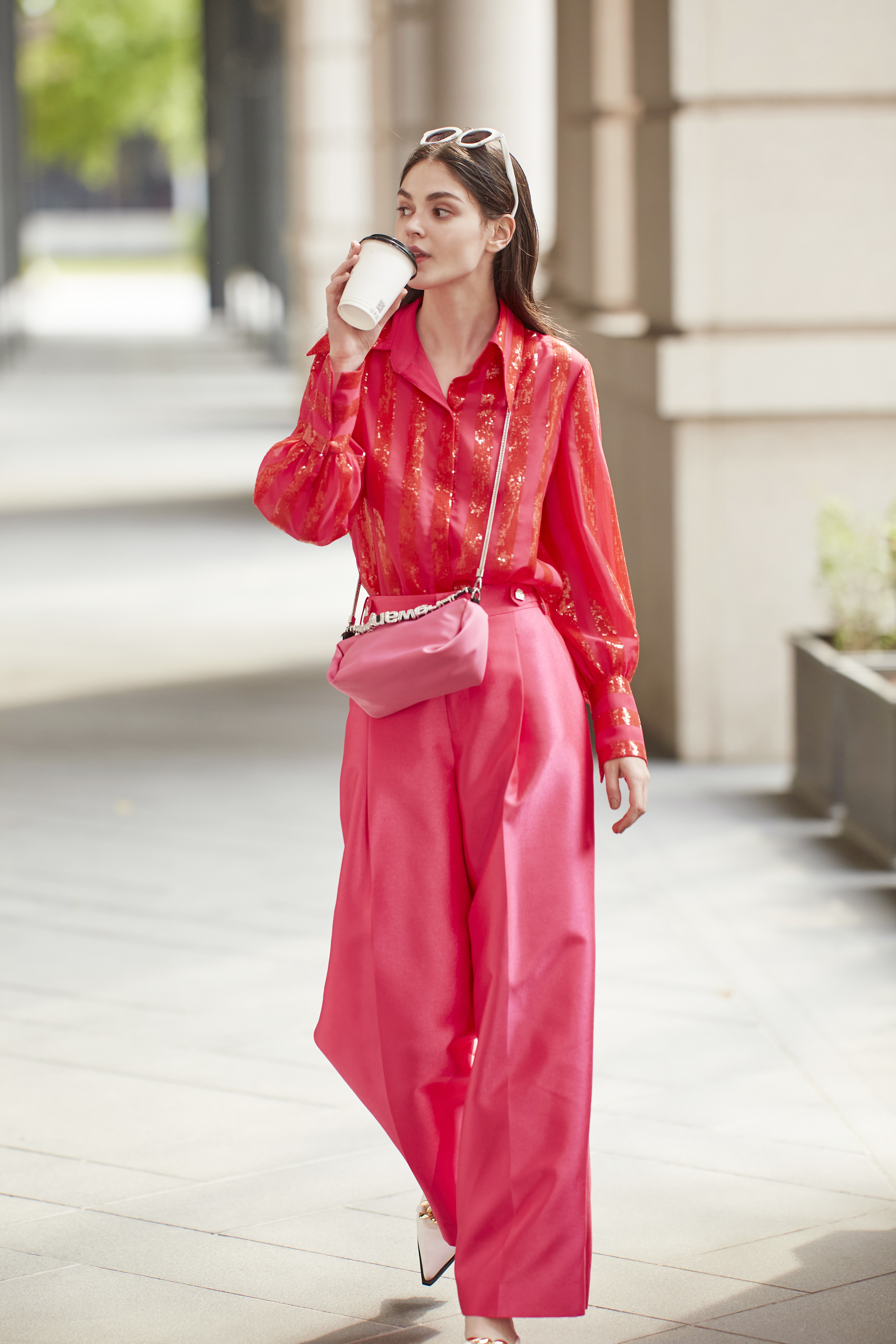 BC15007B1玫瑰山谷塔夫塔大寬褲