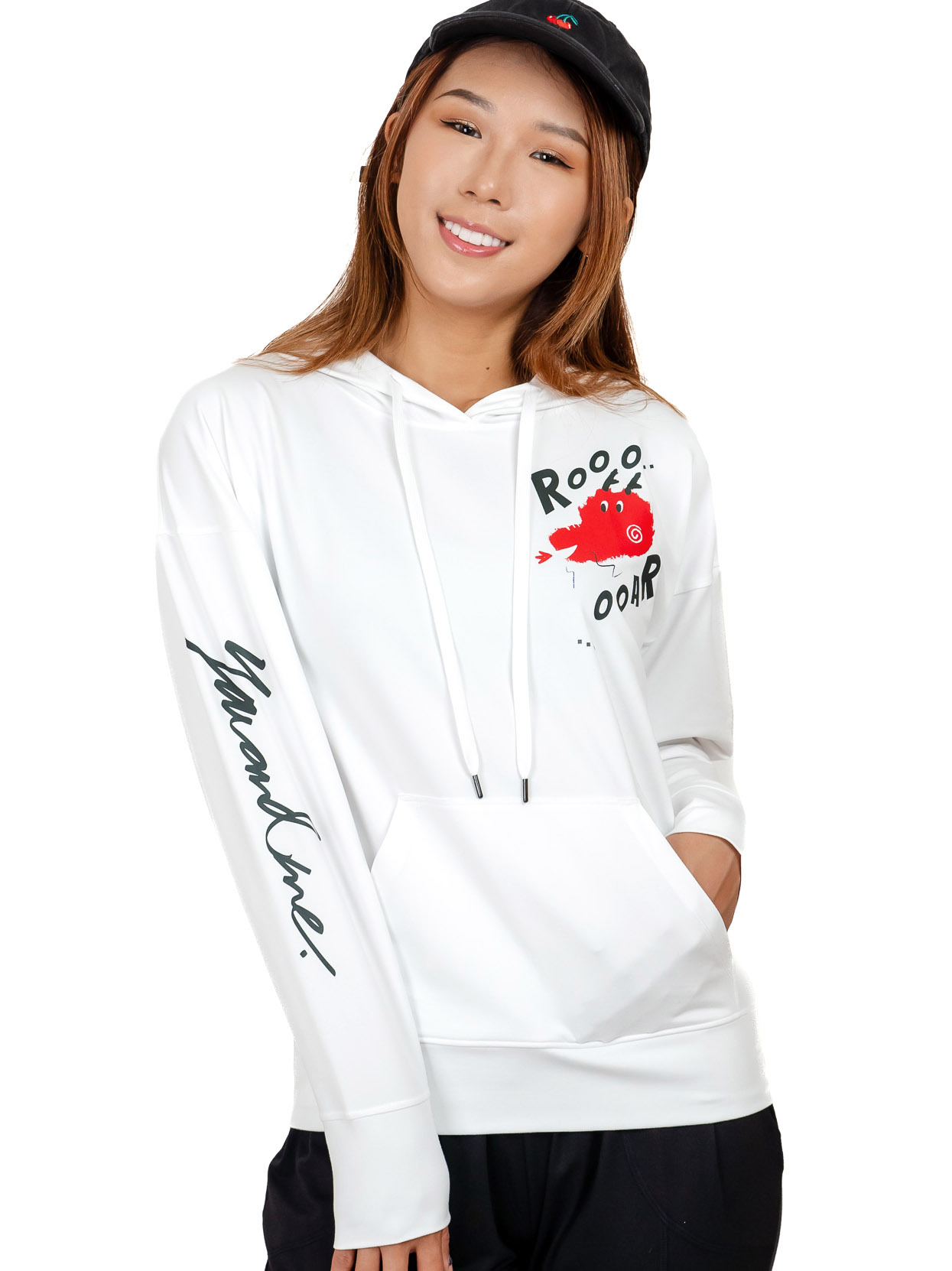 小龍特別款帽T 白 S0018W