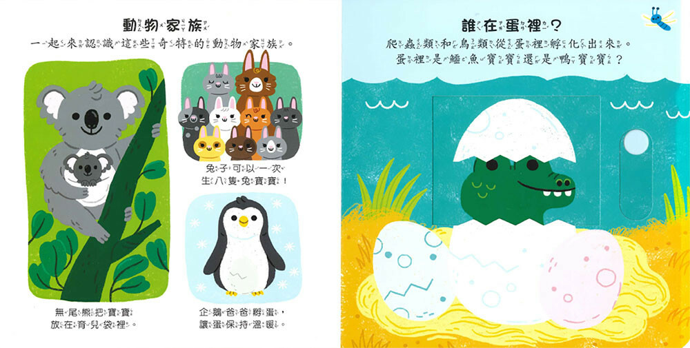 《 上人出版 》 大型推拉轉-動物世界