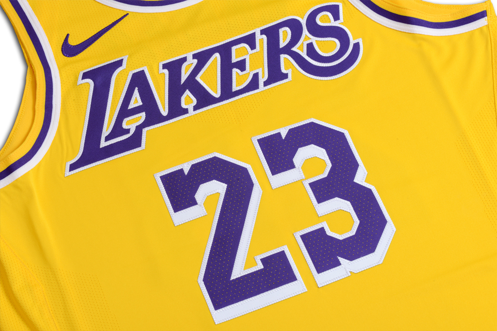 Nike 洛杉磯湖人隊 LeBron James 經典配色版 球員版 球衣
