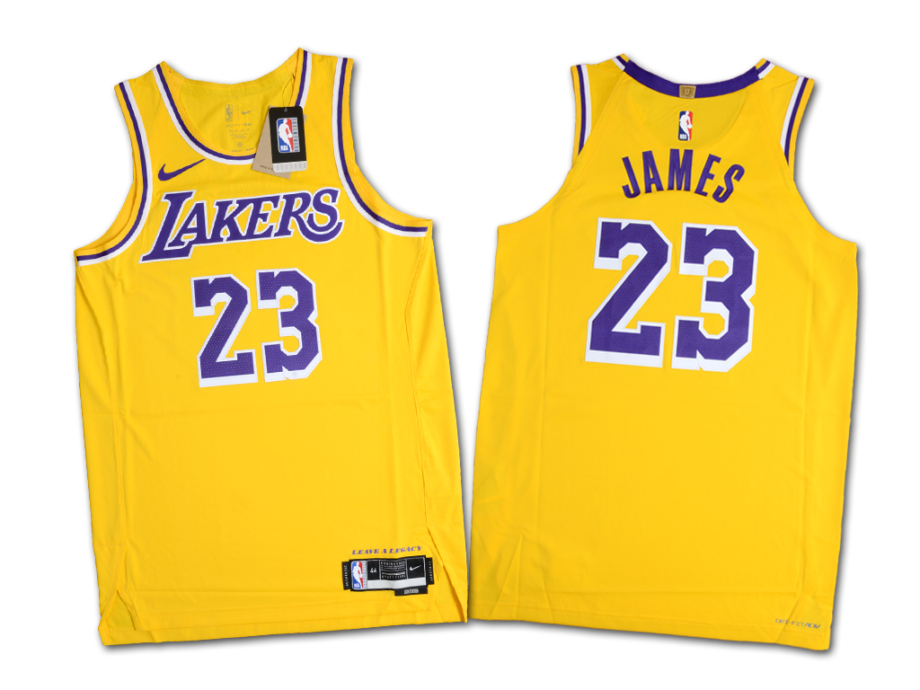 Nike 洛杉磯湖人隊 LeBron James 經典配色版 球員版 球衣