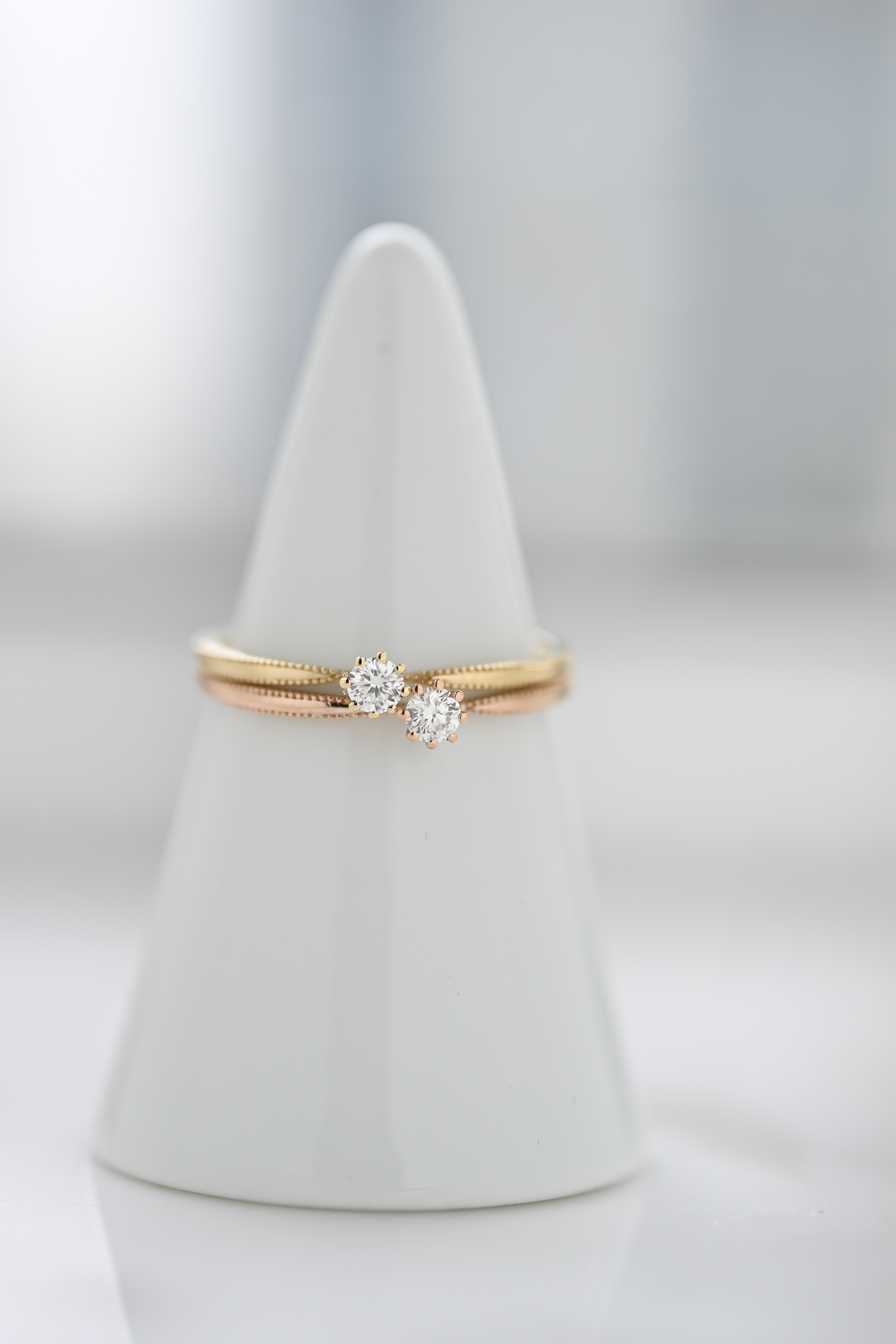 18K Mini Diamond Ring
