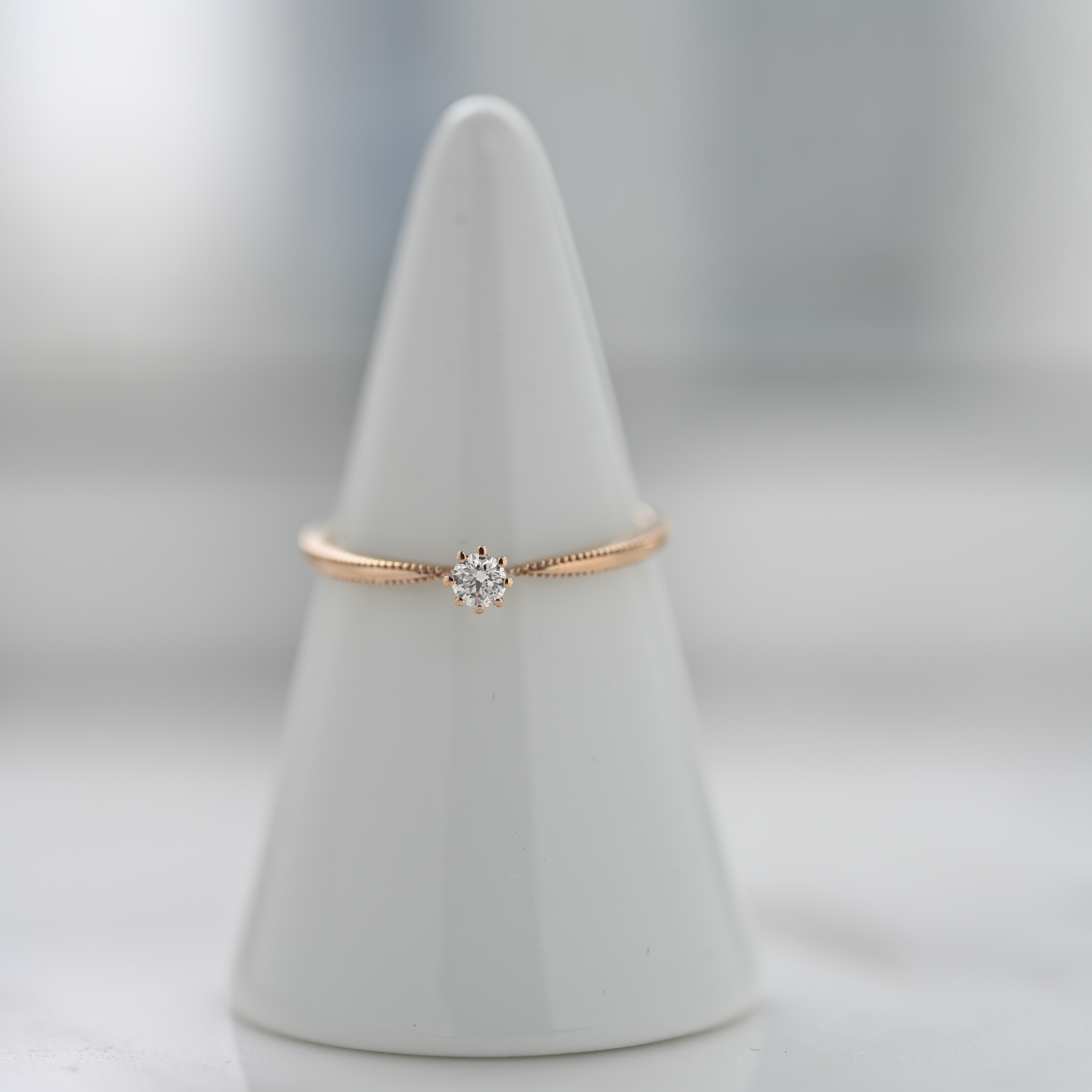 18K Mini Diamond Ring