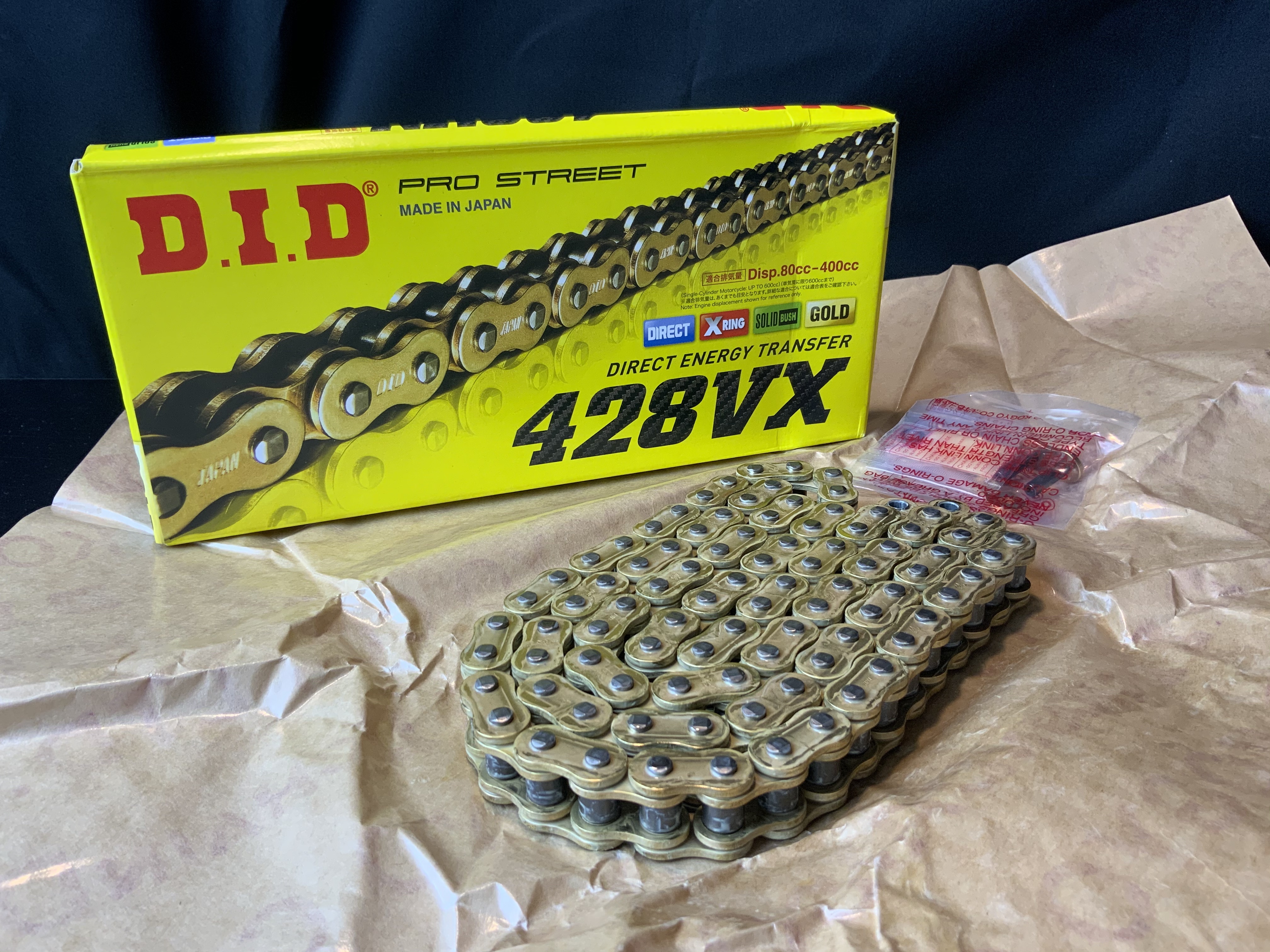 【DID】428 鍊條 鏈條 VX/油封鏈 NZ/無油封鏈 HD/加重無油封鏈