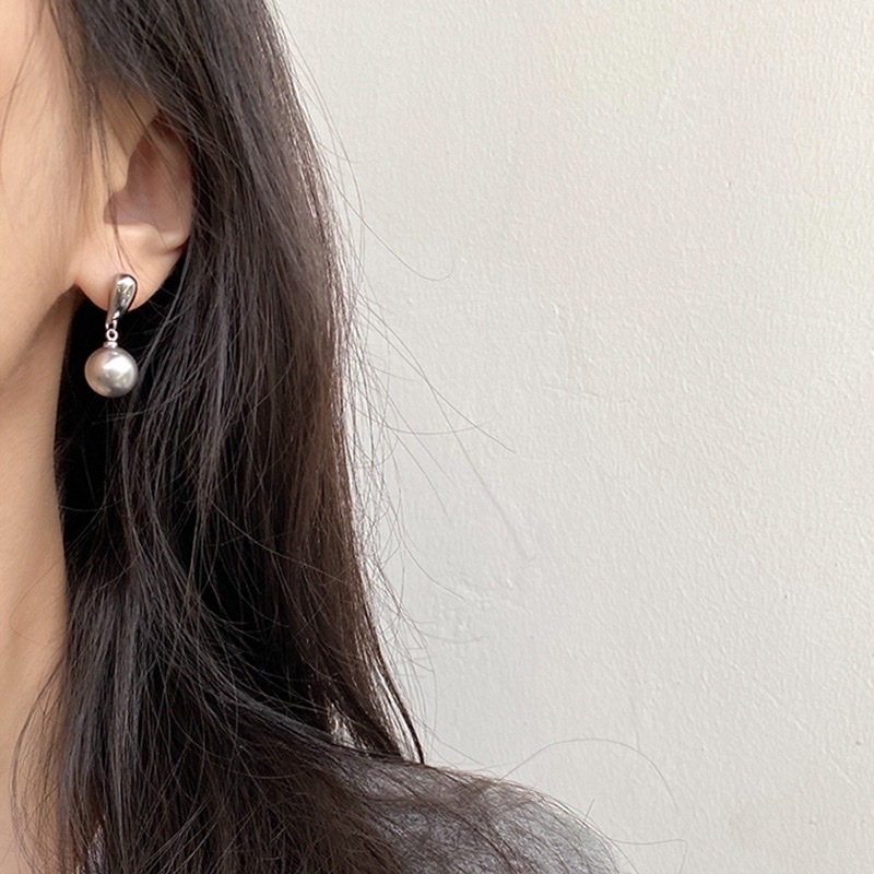 浪漫銀水滴珍珠墜