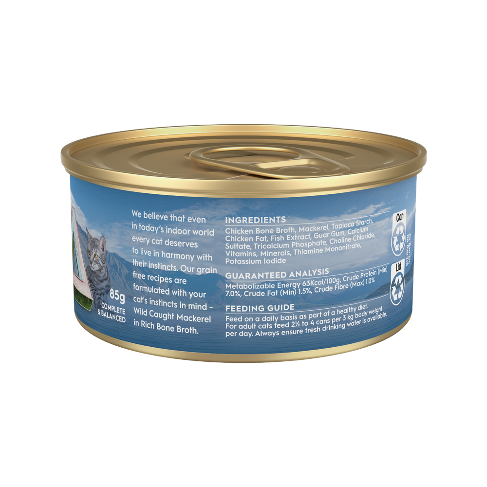 Trilogy 奇境 肉絲高湯主食罐 - 鯖魚 85g (任選12罐$156)