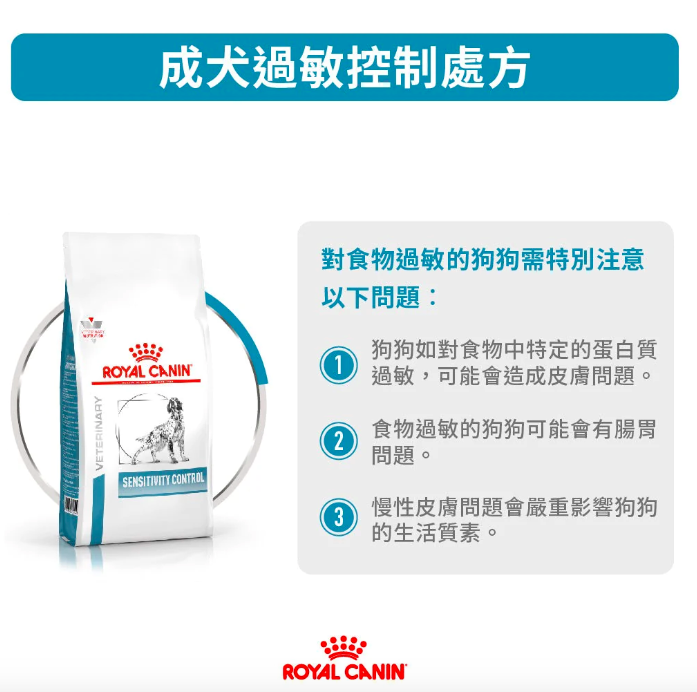 Royal Canin -處方食品成犬過敏控制乾糧  (7公斤)