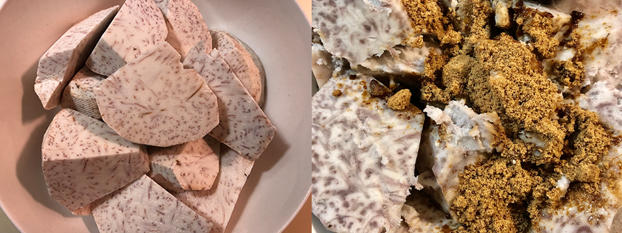 天時莓果-芋泥肉鬆吐司-步驟1.2