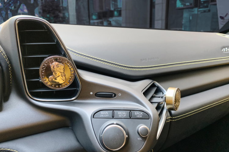 希臘神話硬幣車用香氛馬爾斯造型