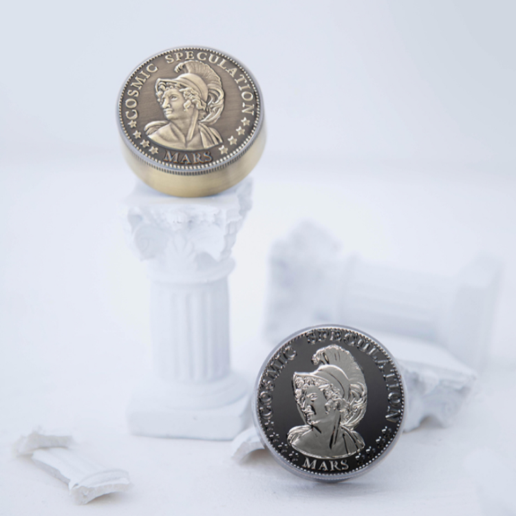 希臘神話硬幣車用香氛馬爾斯造型