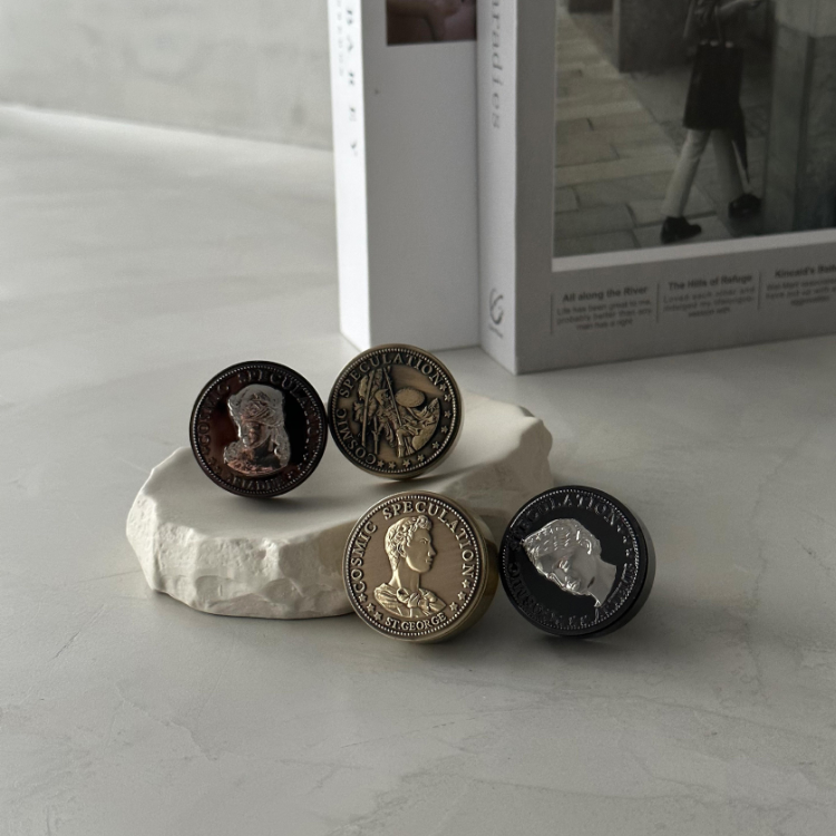 希臘神話硬幣車用香氛馬爾斯造型實拍圖