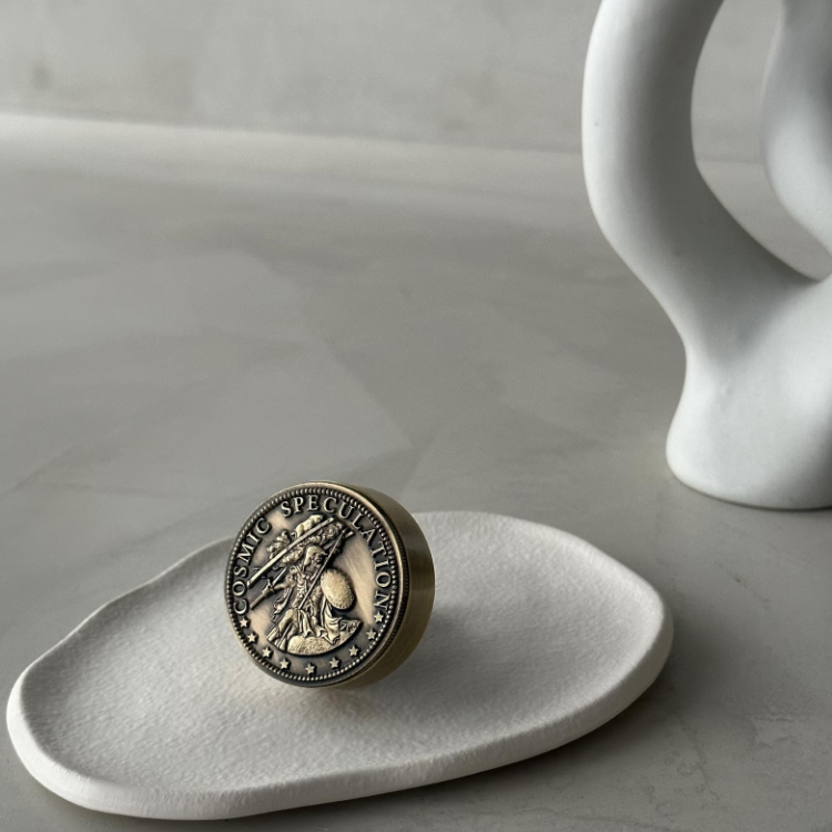 希臘神話硬幣車用香氛馬爾斯造型