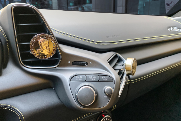 希臘神話硬幣車用擴香器聖喬治車內照