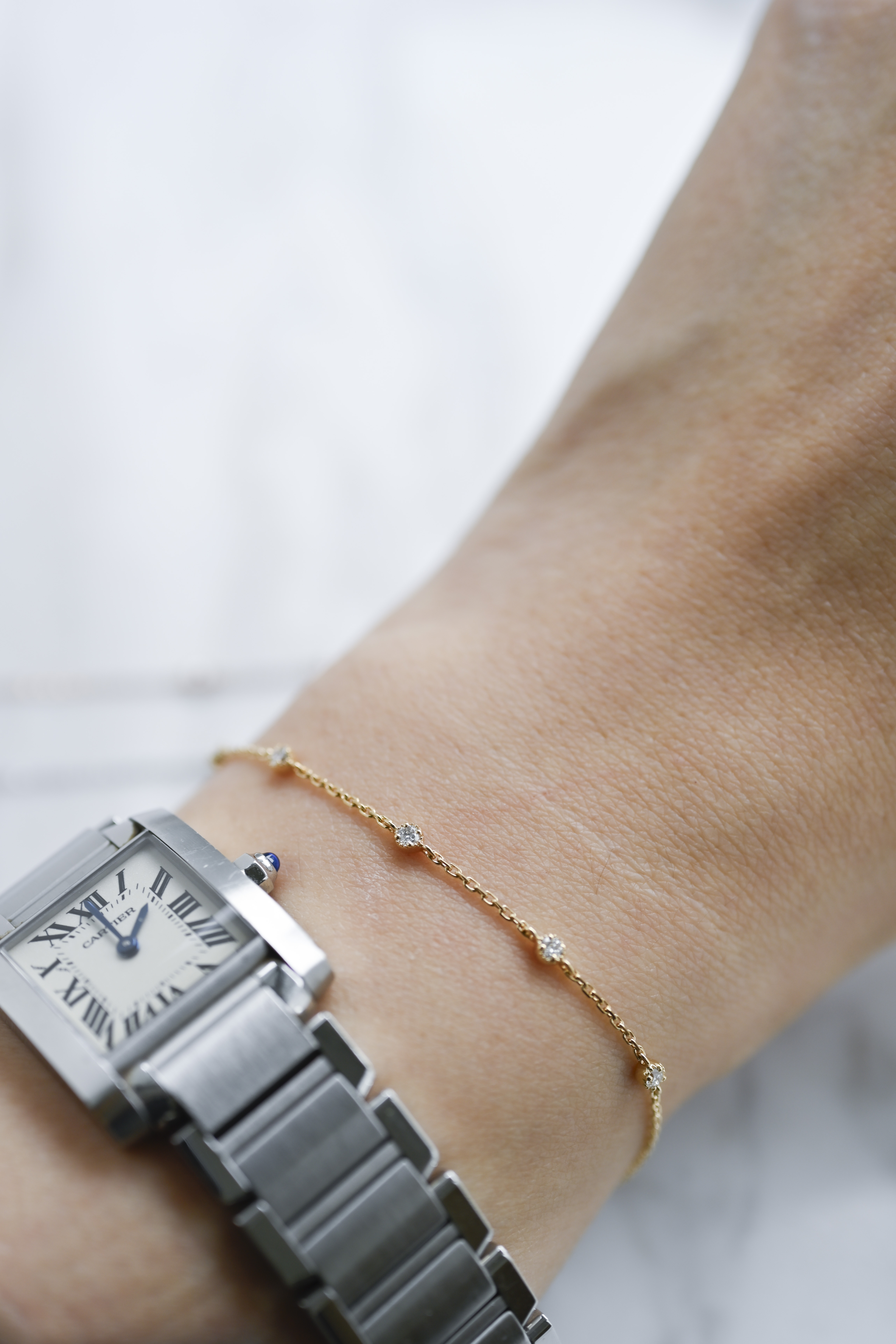 18K Vinz Bubble Diamond Bracelet