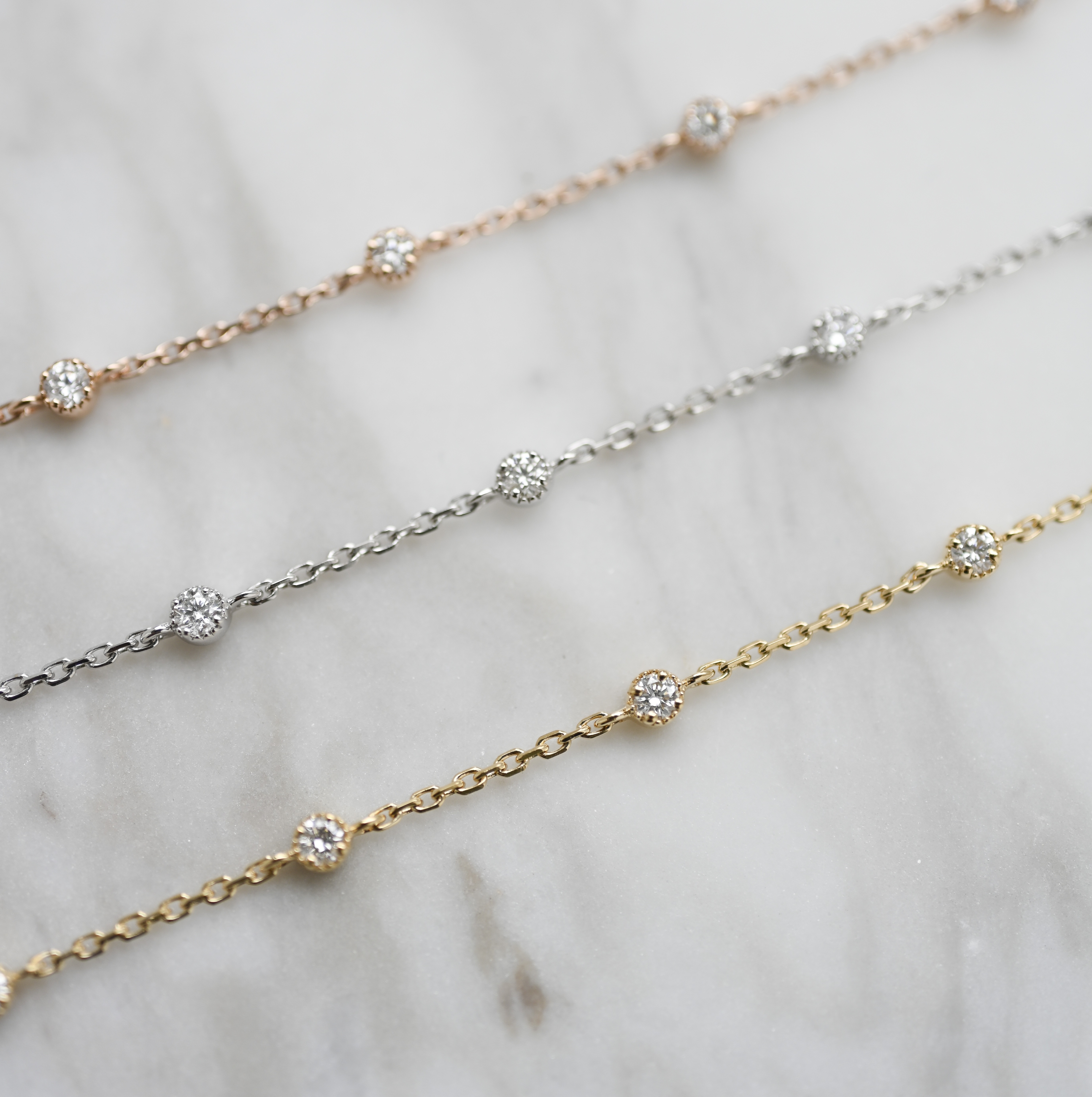 18K Vinz Bubble Diamond Bracelet