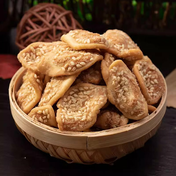 【2/2到貨】手工純素芝麻牛耳（桶裝）｜本地老師傅主理！