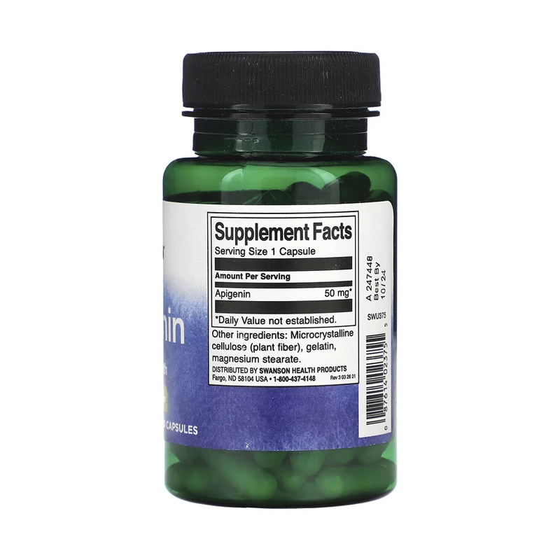 Swanson Ultra Apigenin 50 mg ,90 Caps