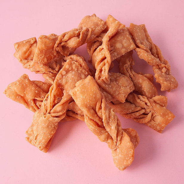 【2/2到貨】手工純素脆卜卜蛋散（桶裝）｜本地老師傅主理，素食者都食得賀年食品！