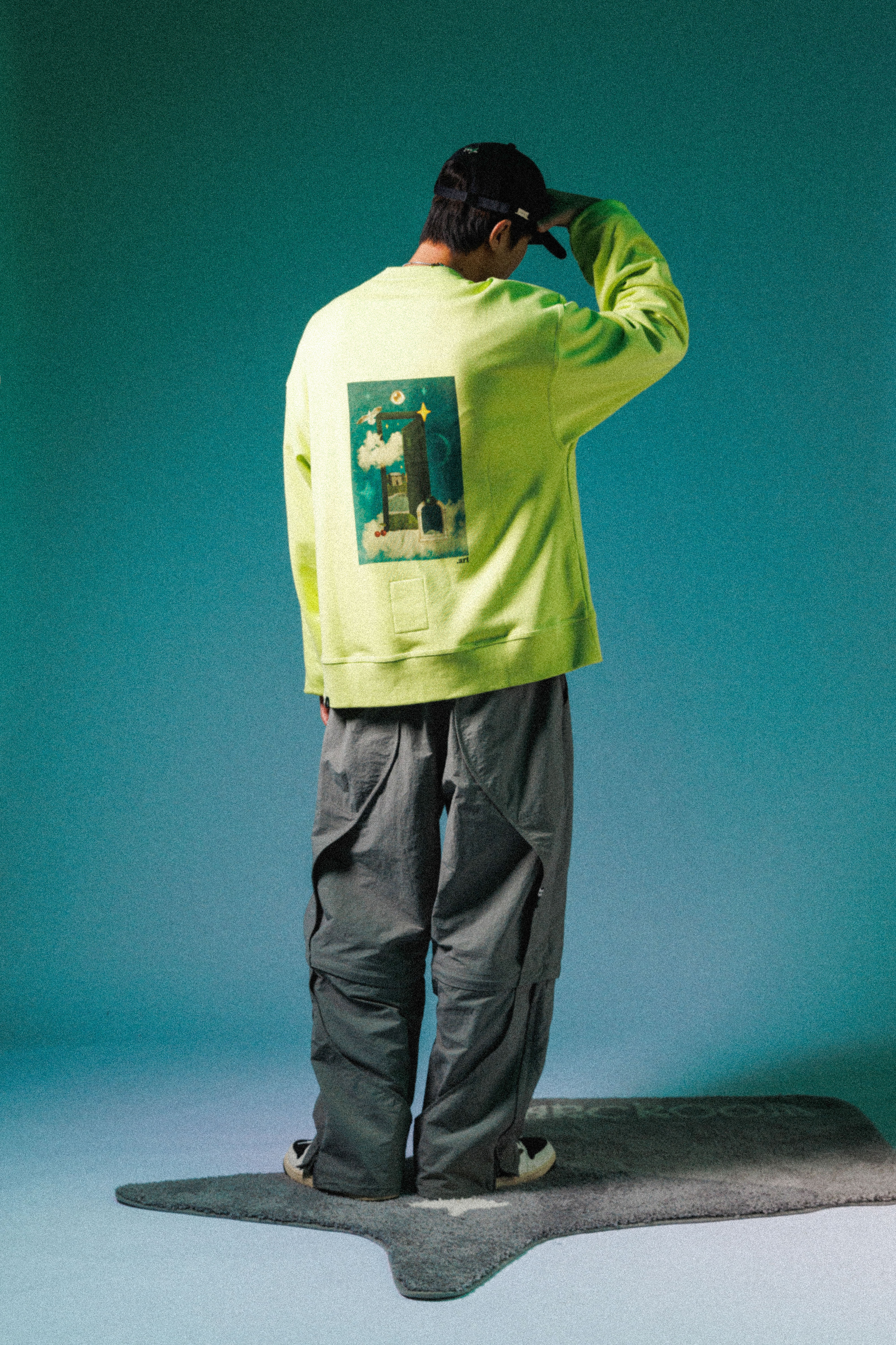 DREAMLAND CREWNECK - LIME