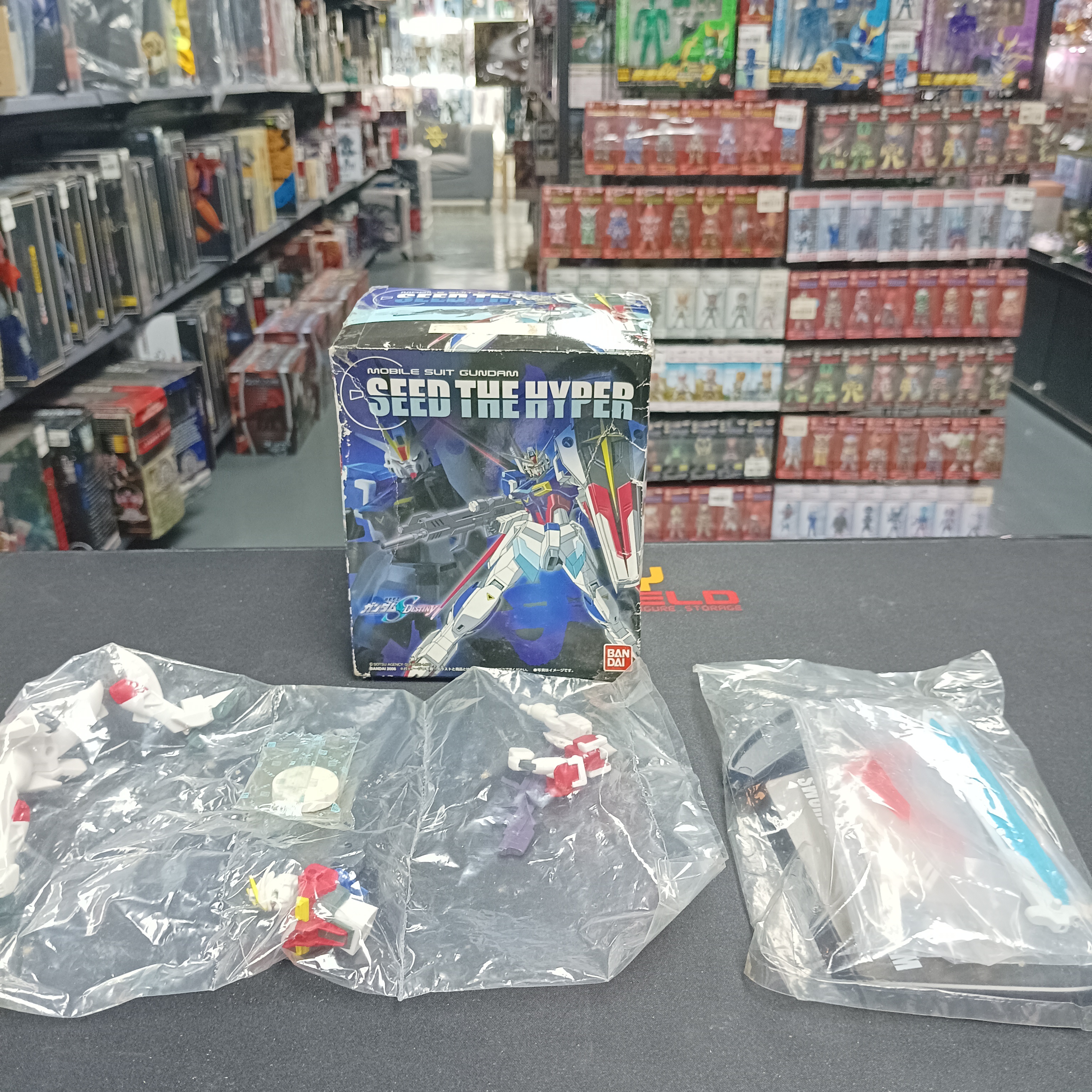寄賣-GUNDAM-SEED THE HYPER第一代全4種 劍裝脈衝
