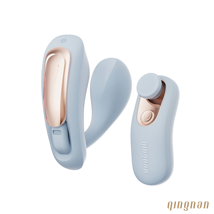 輕喃 qingnan #6 遙控穿戴式按摩器 藍