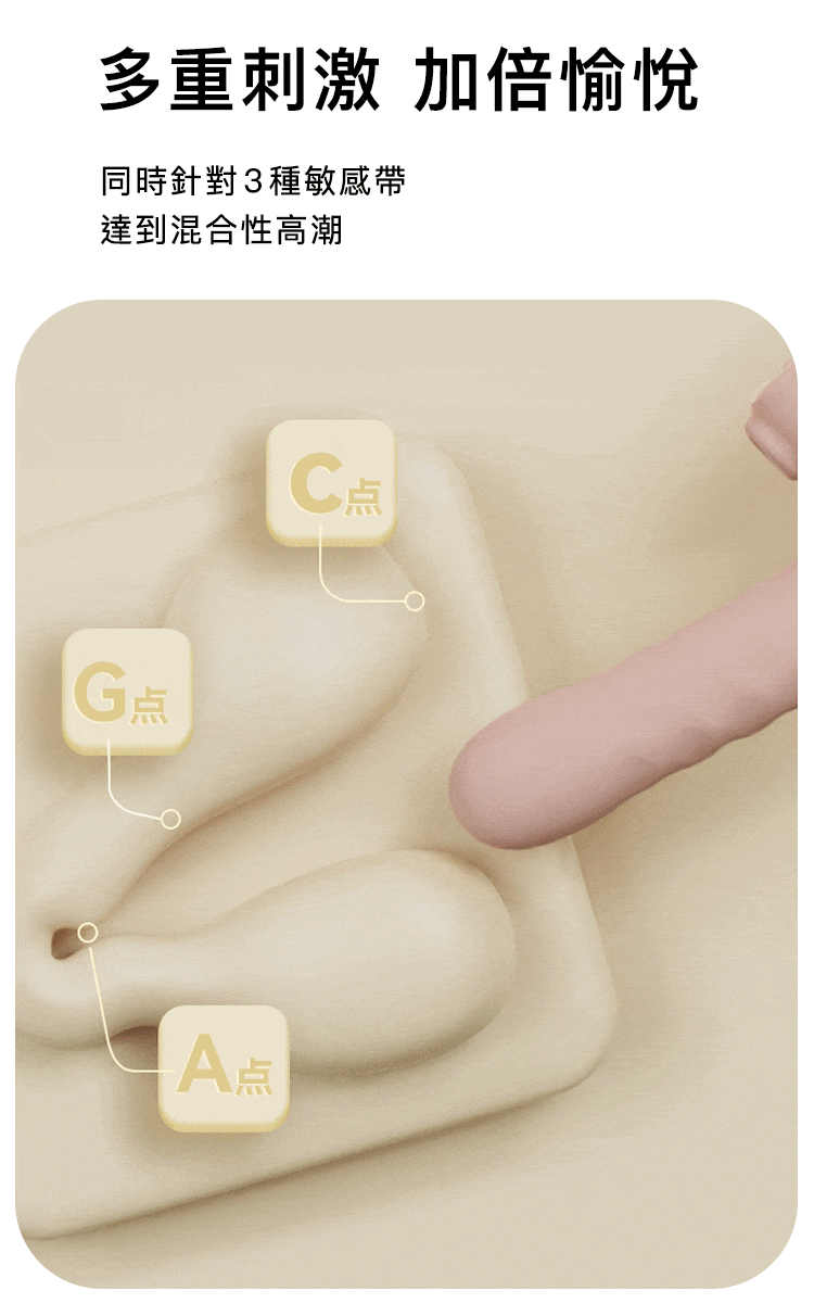 輕喃 qingnan #7 吮吸伸縮按摩器