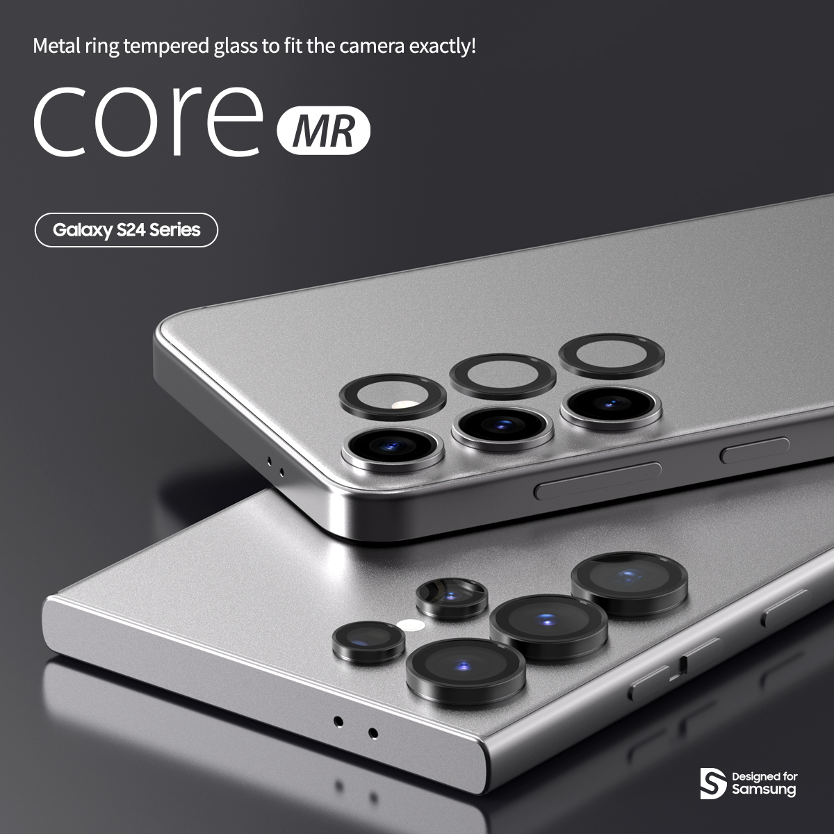 強化玻璃金屬邊鏡頭保護貼 [Galaxy S24 Series]