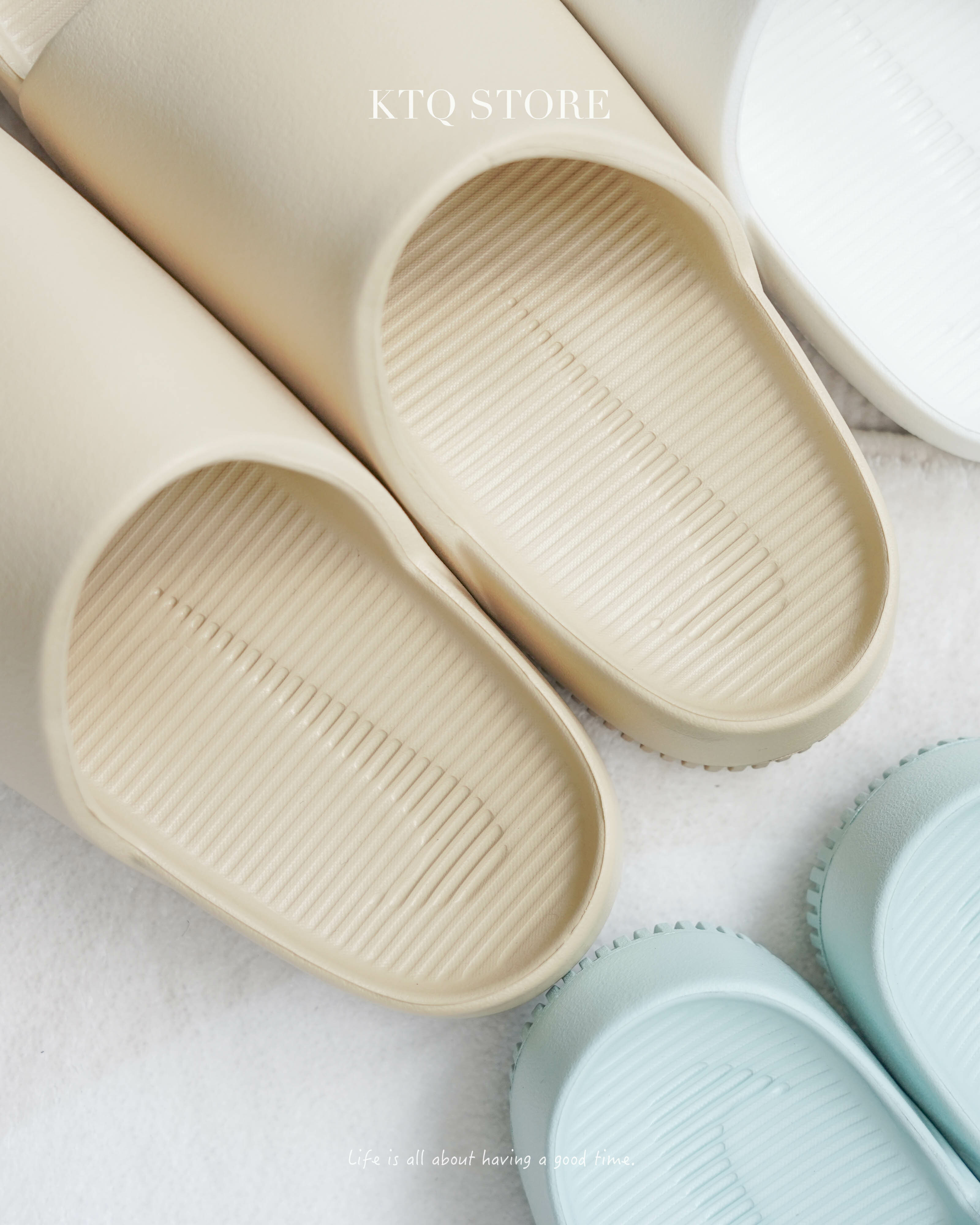 KTQ STORE ‧ Nike Calm Slide 奶茶 DX4816-200