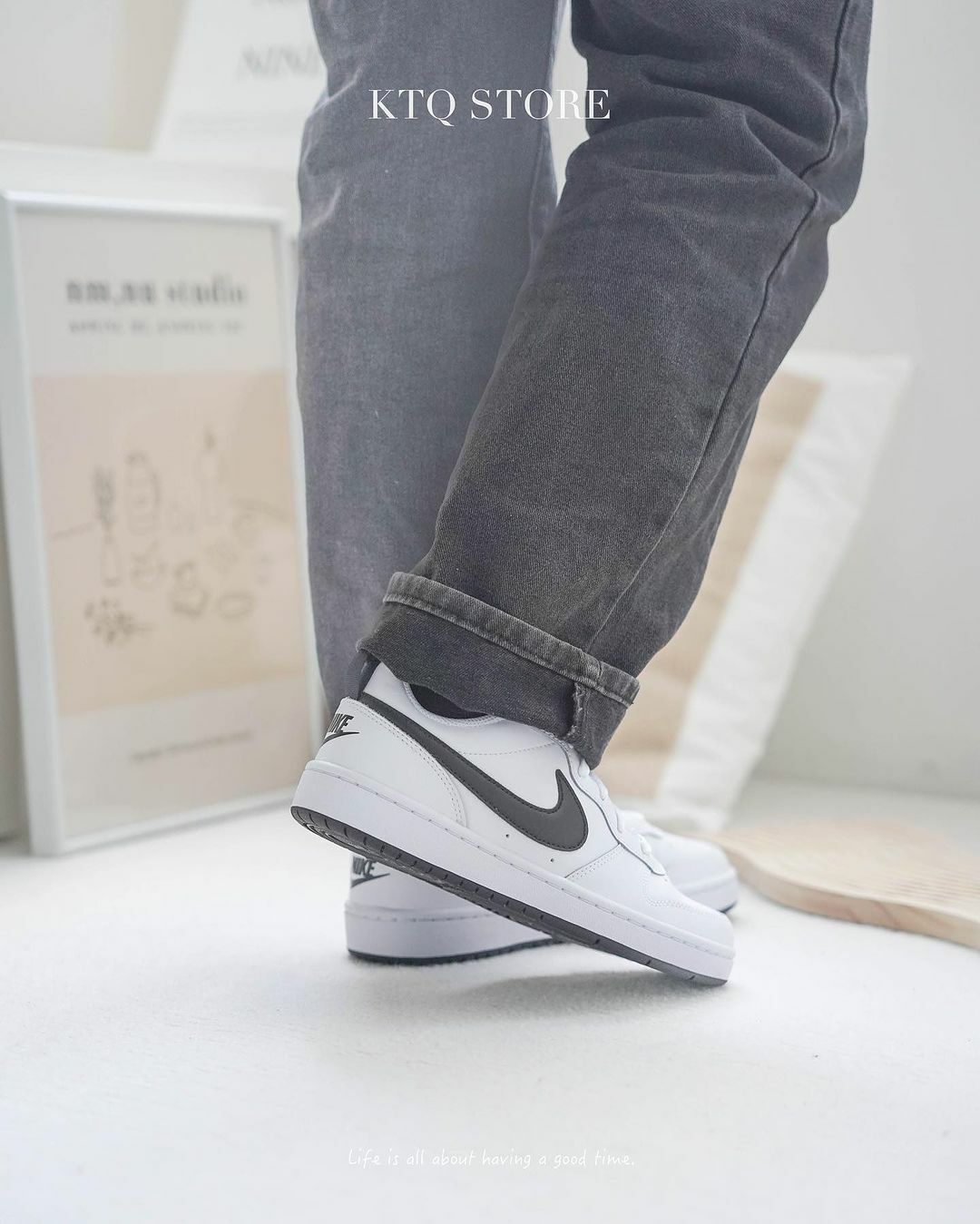 KTQ STORE ‧ Nike Court Borough Low 2 GS "Black & White" 白黑 熊貓 BQ5448-104