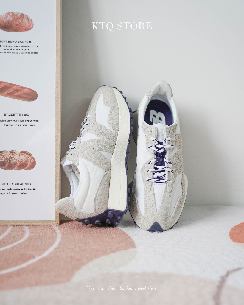 KTQ STORE ‧ New Balance 327 灰白 燕麥奶茶 MS327RF1