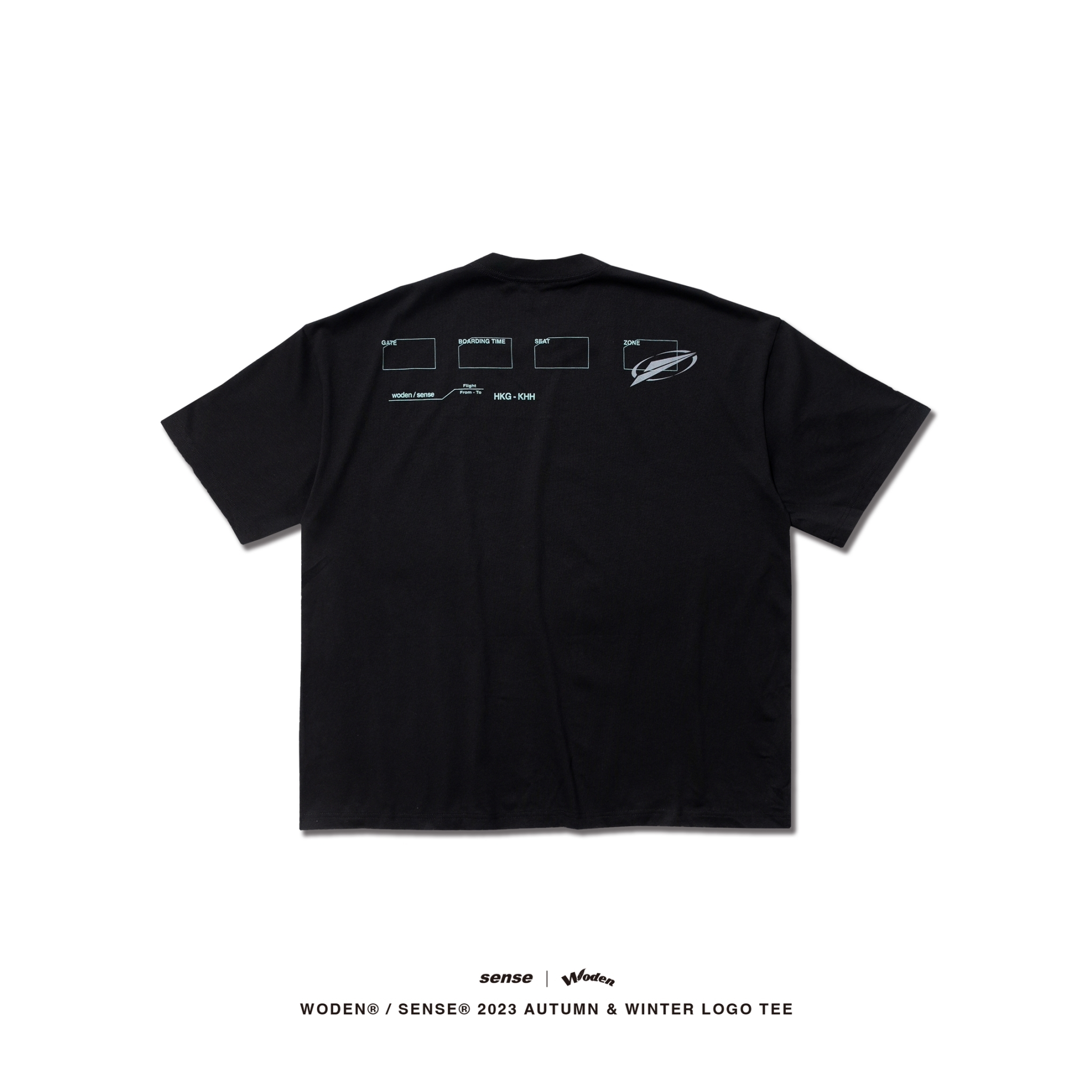 WODEN® / sense® 2023 Autumn & Winter 048 LOGO tee