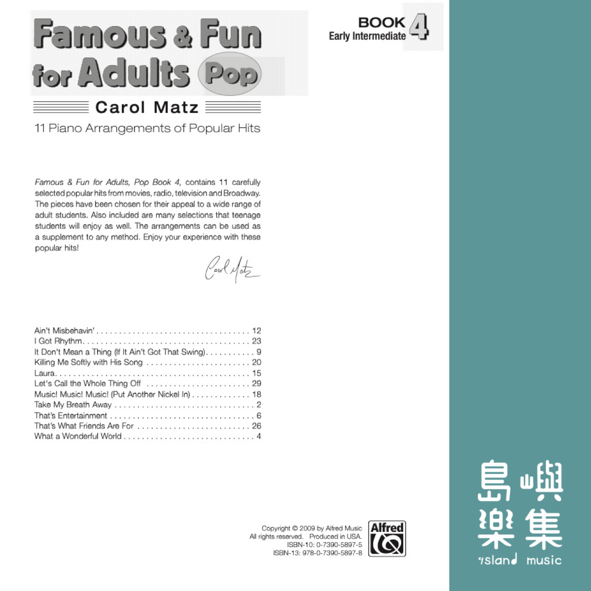 FAMOUS & FUN ADULT POP 4/PNO