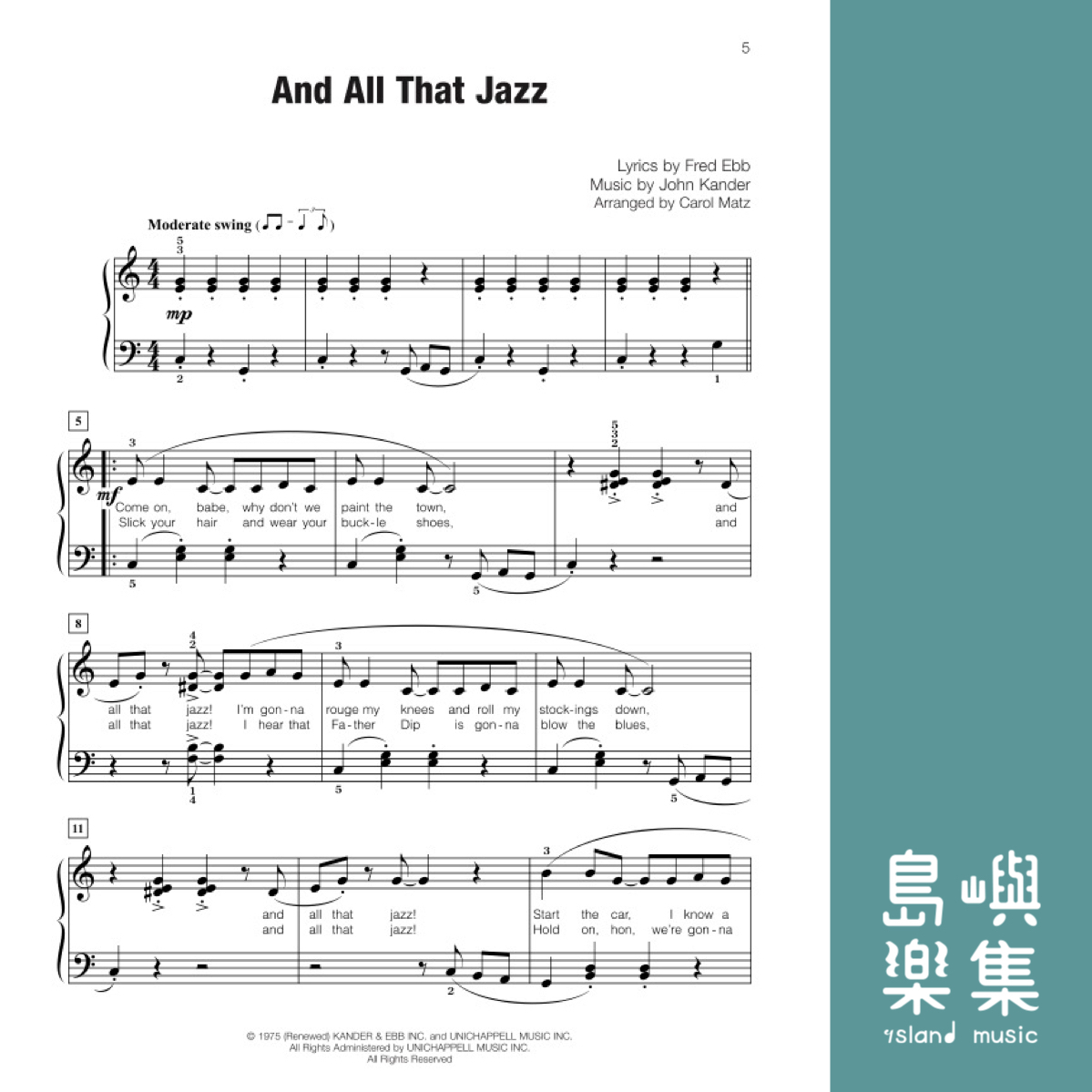 FAMOUS & FUN ADULT POP 5/PNO