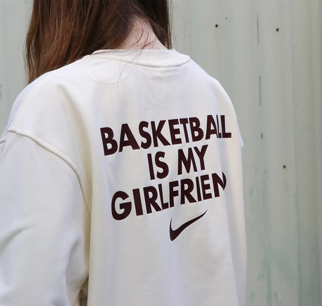 Basketball is my on sale girlfriend nike shirt