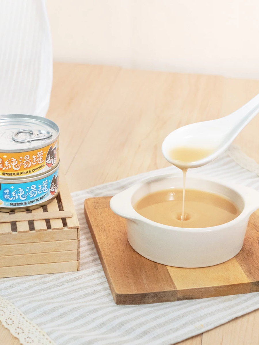 【汪喵星球】無膠慢燉純湯罐｜犬貓適用