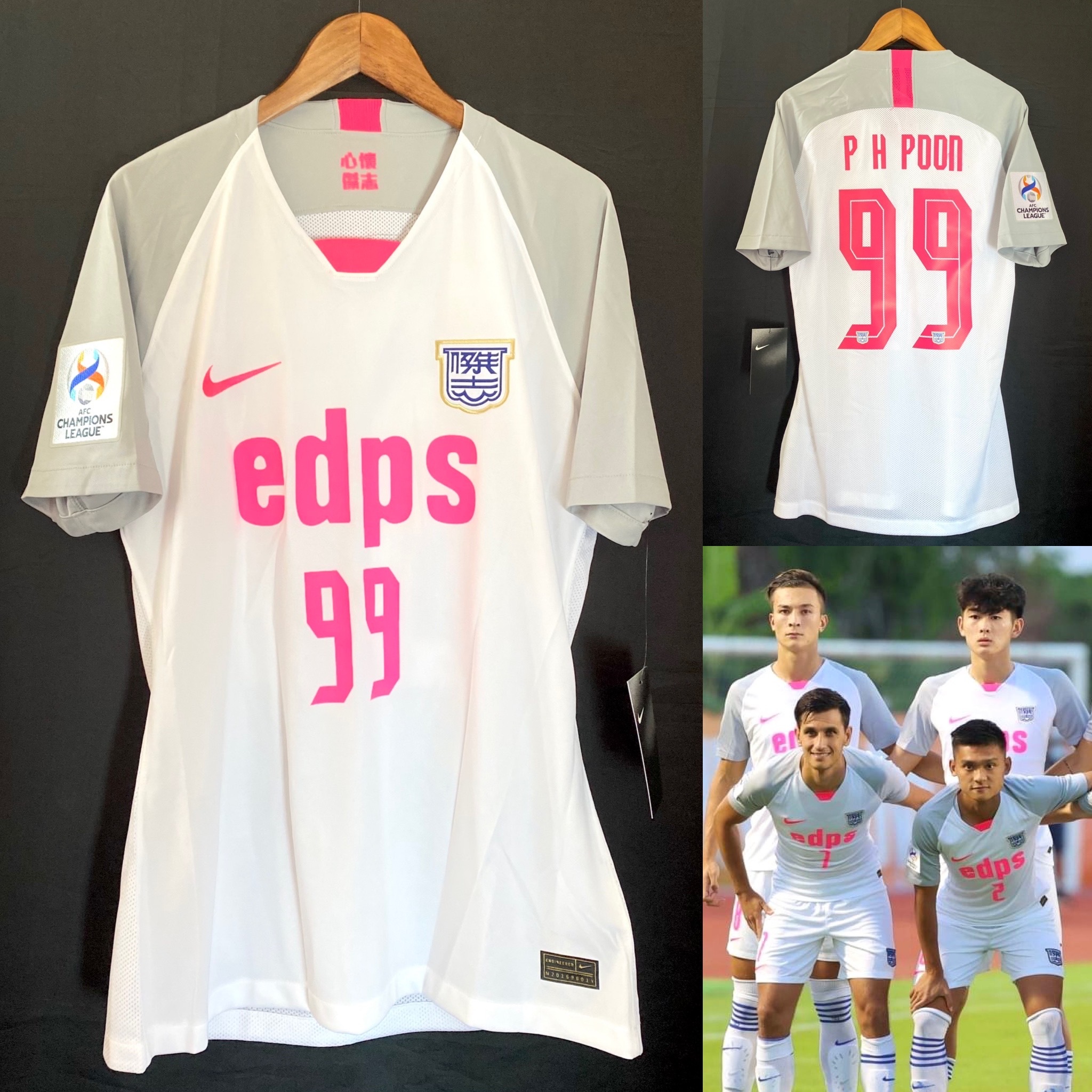 Kitchee 2022 AFC Champions League Nike Away player issue shirt #99 P H POON