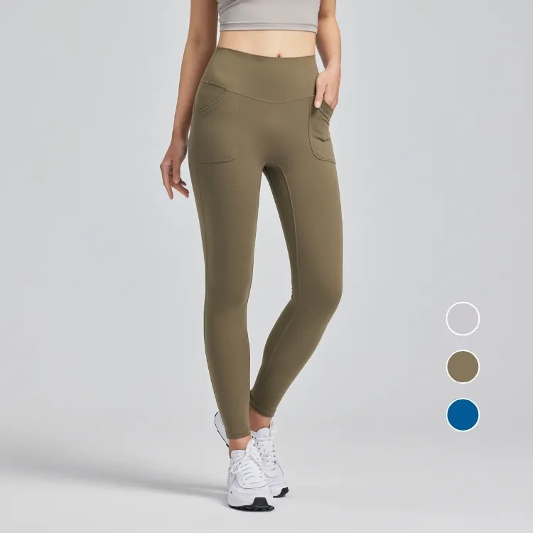 霧面無中線口袋 Legging