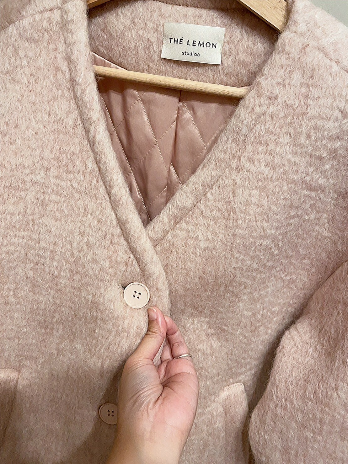 Lemon家有厚度質感爆棚的羊毛外套 實拍-一色現貨(售完不補)