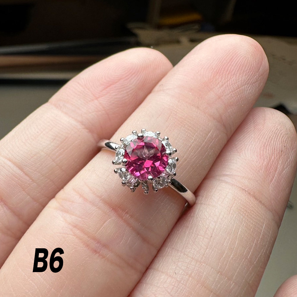 粉拓帕戒指-925銀/18k-9176665/58680547