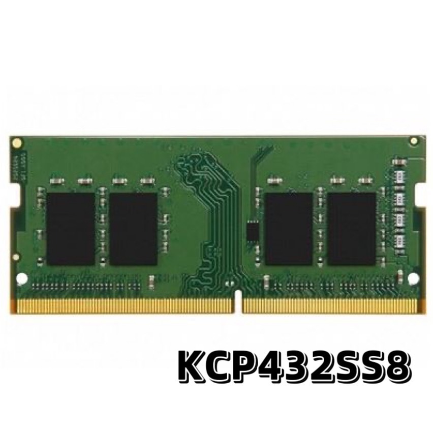 Kingston 金士頓 DDR4 3200 8G / 16GB  Single Rank RAM 筆記型電腦記憶體 (KCP432SS8)