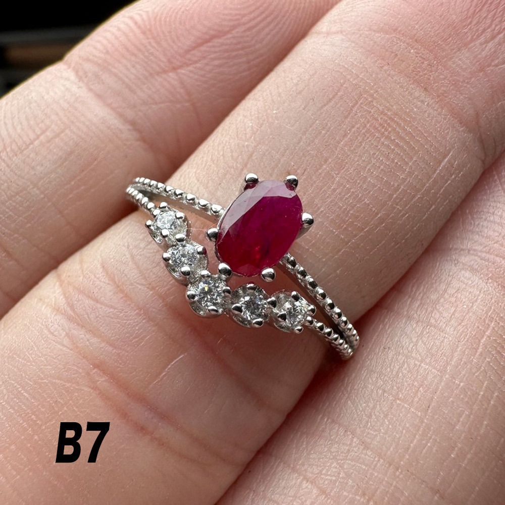 紅寶石戒指-925銀/18k-66684902/27185541