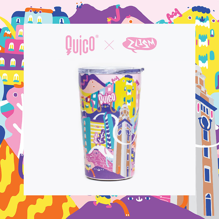 QUICO X Zlism Limited Edition 16oz Stainless Steel Tumbler