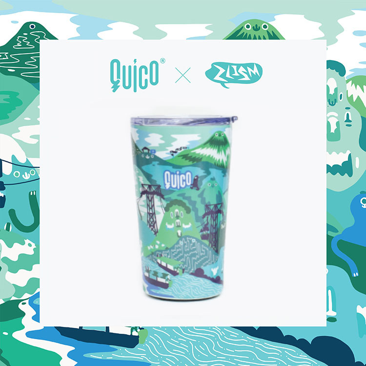QUICO X Zlism Limited Edition 16oz Stainless Steel Tumbler