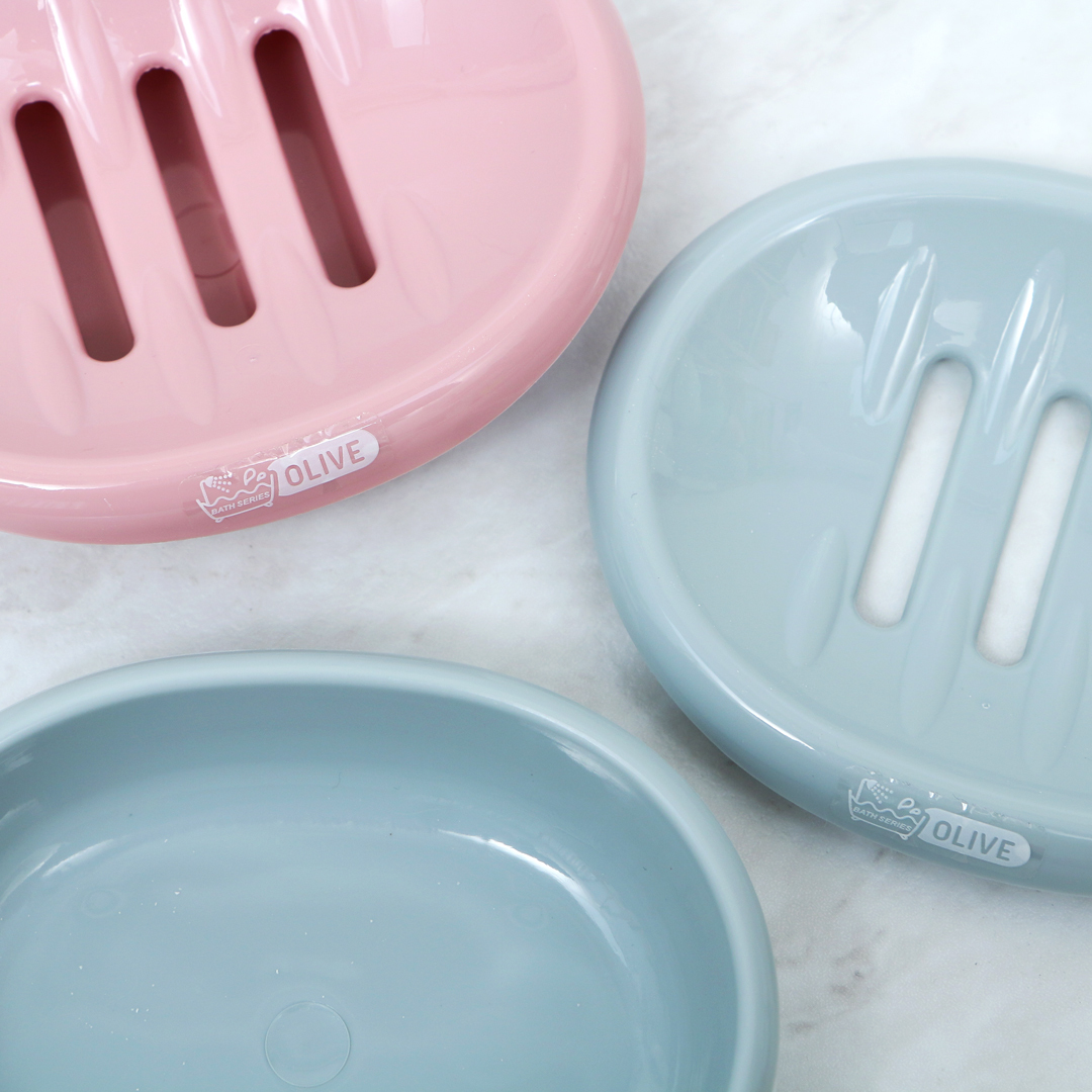 OLIVE肥皂盒/泉水藍 13.3x10.6x3.5cm