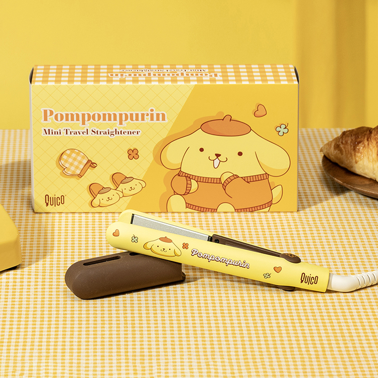 Sanrio x QUICO Mini Travel Straightener - Pompompurin