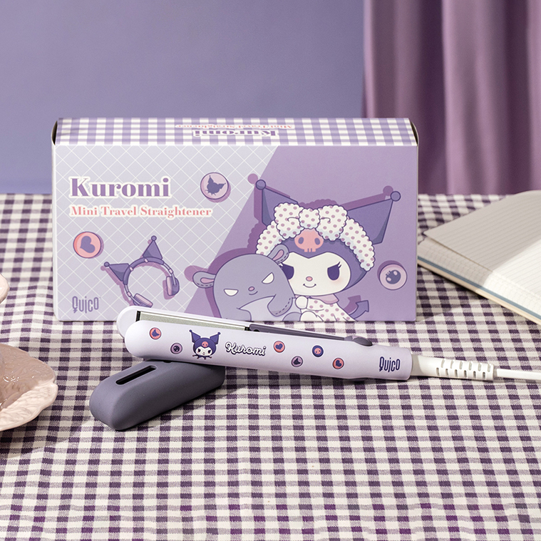 Sanrio x QUICO Mini Travel Straightener - Kuromi