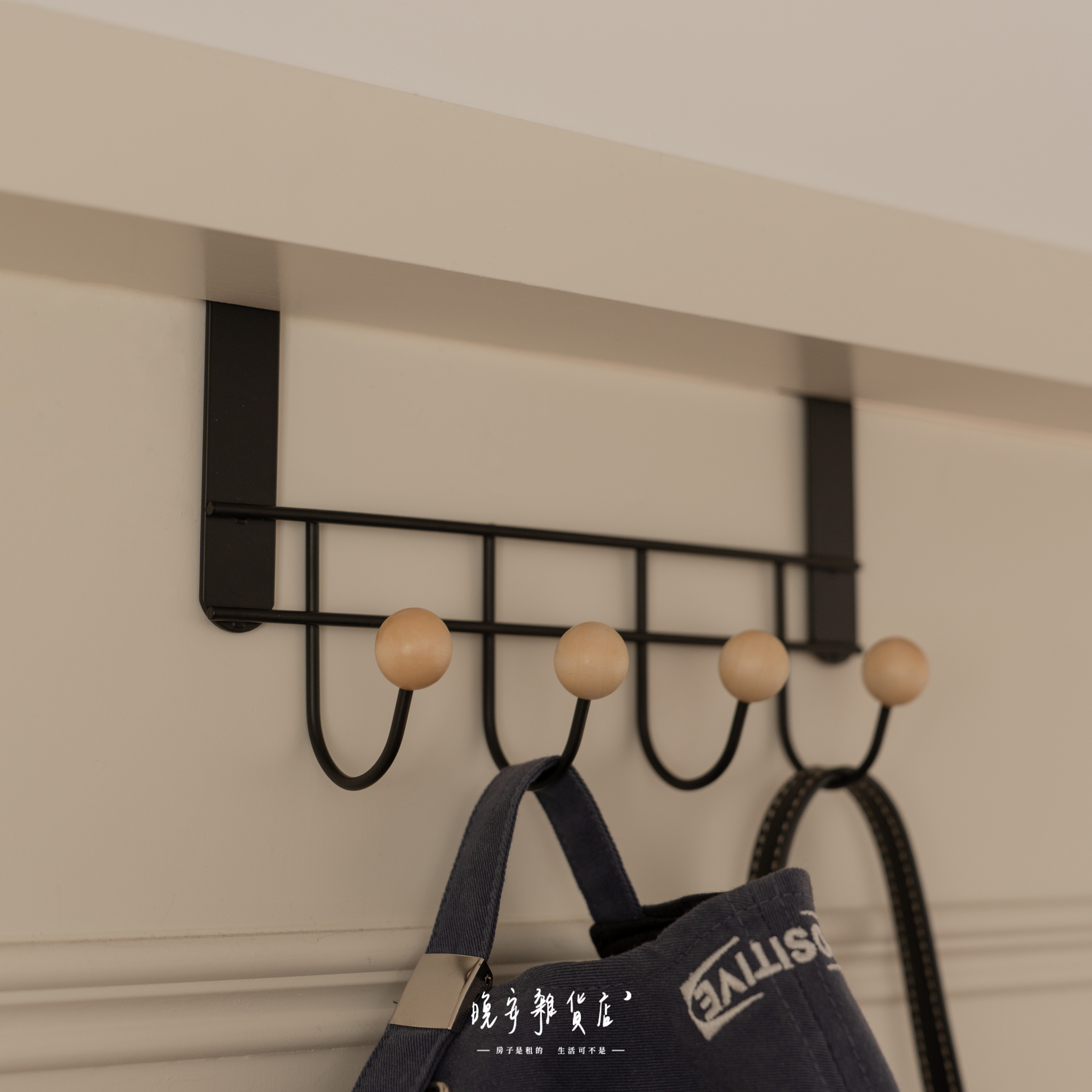 【節省空間】質感居家4勾門後掛勾