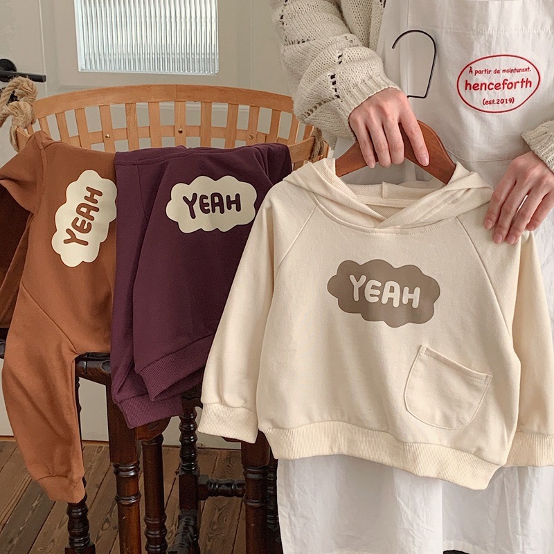 三色Yeah連帽上衣