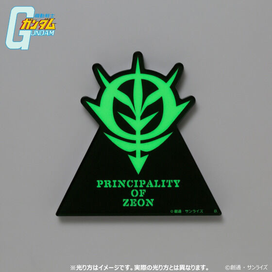 215873 Pbandai 預訂2024/10月 機動戦士ガンダム 光るアクリルスタンド ジオン公国軍