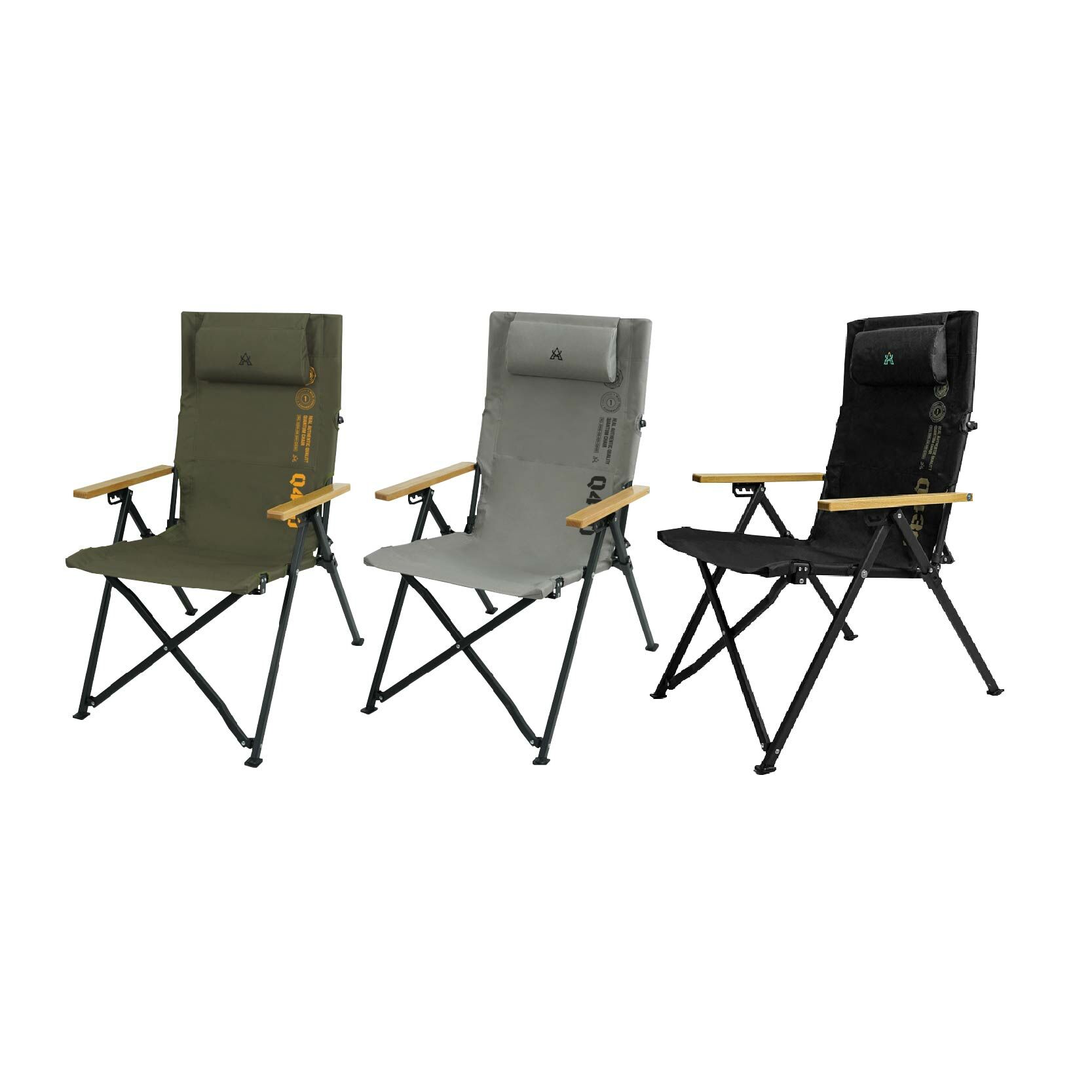 KZM 個性木手把四段可調椅